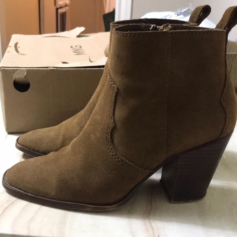 Suede Mango Booties